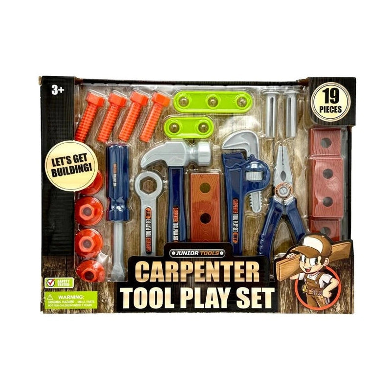 19 PC CARPENTER TOOL PLAY SET